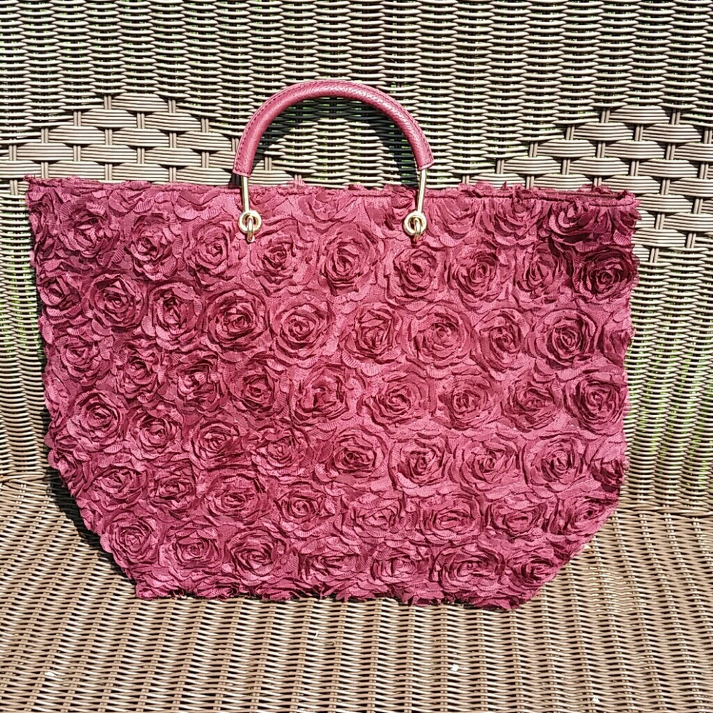 Nila Anthony Rosette Tote/Handbag NWOT